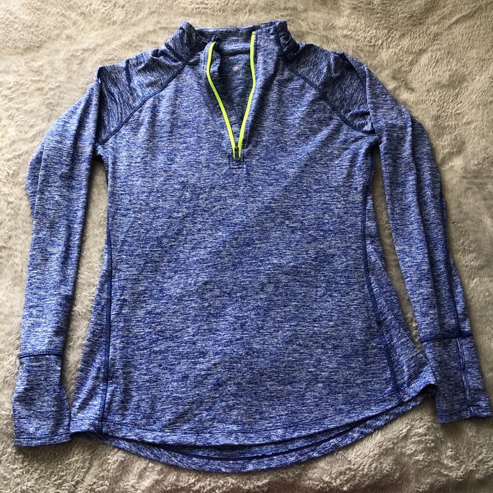 Tangerine Slim Fit Workout Pullover